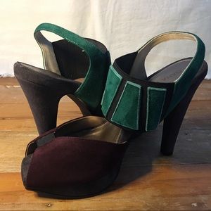 Dana Davis Peep-toe Heels